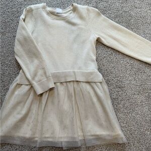 GAP Cream Knit Sweater Dress for Girls